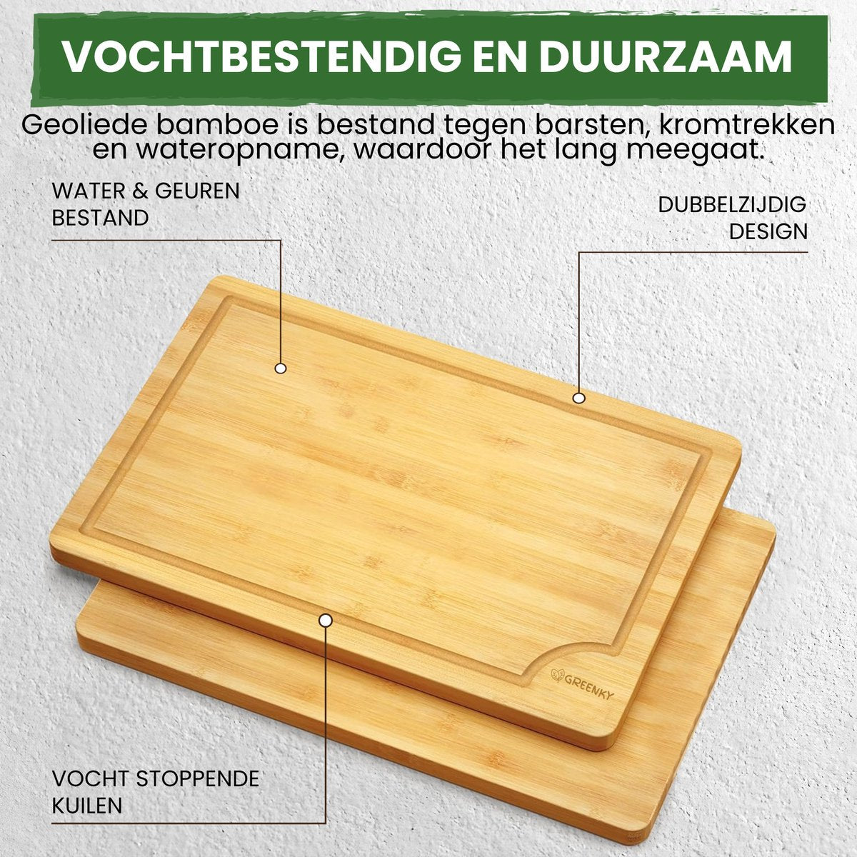 Greenky Snijplanken Hout